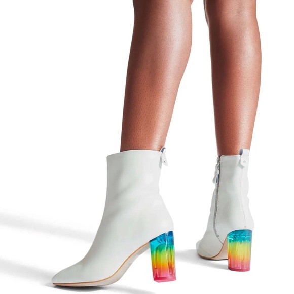 Kurt Geiger Londonrainbow Strut White 